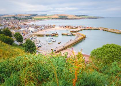 Image of Stonehaven harbour in Aberdeenshire