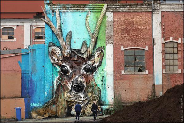 1200 IMG 1150 Nuart 2015 Artist Bordalo II Photo Ian Cox 2015