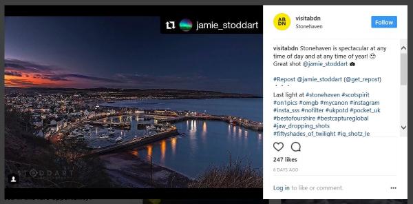 247 Likes Stonehaven Harbour